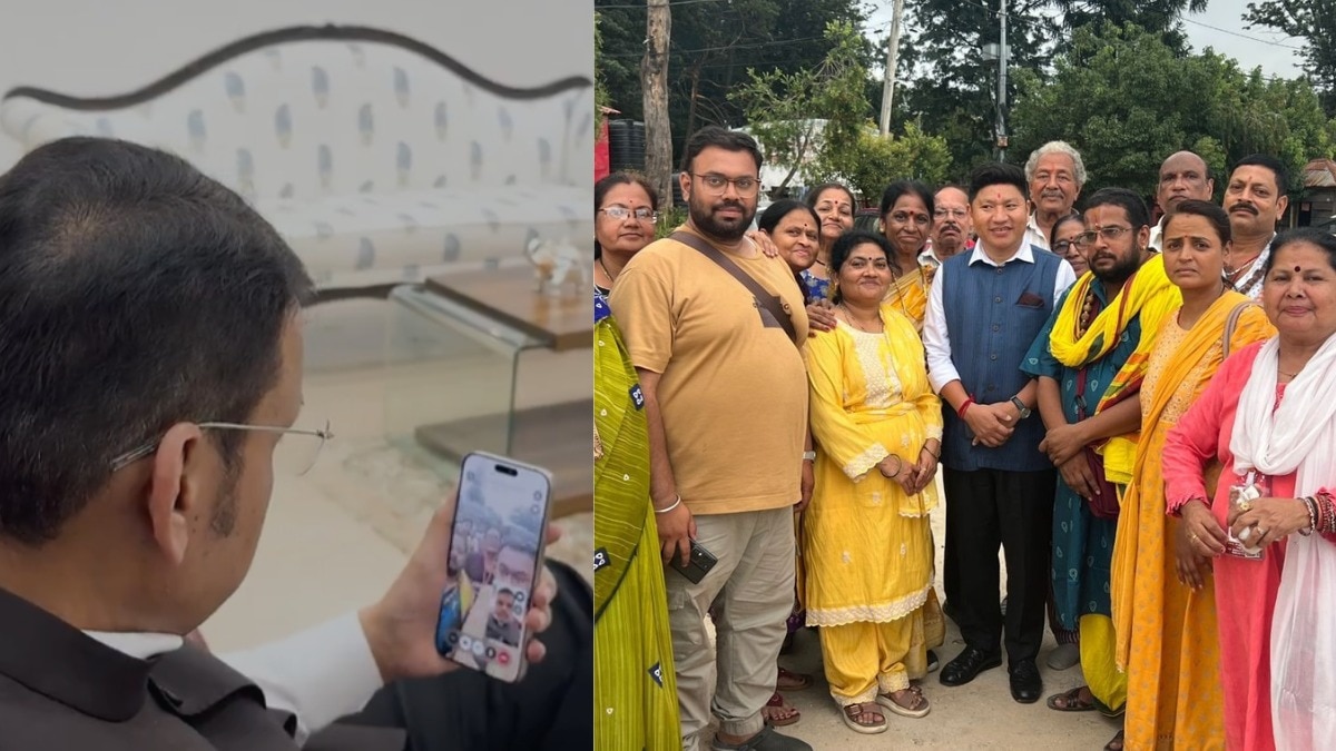 CM देवेंद्र फडणवीस ने वीडियो कॉल के ज़रिए नेपाल में फंसे महाराष्ट्र के पर्यटकों से बात की. (Photo-X/@CMOMaharashtra)