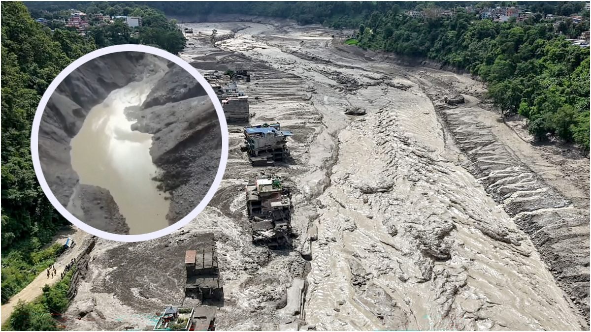 नेपाल में एक प्राकृतिक बांध की  वजह से संकट पैदा हो सकता है. (Photo: AFP, CCTV)