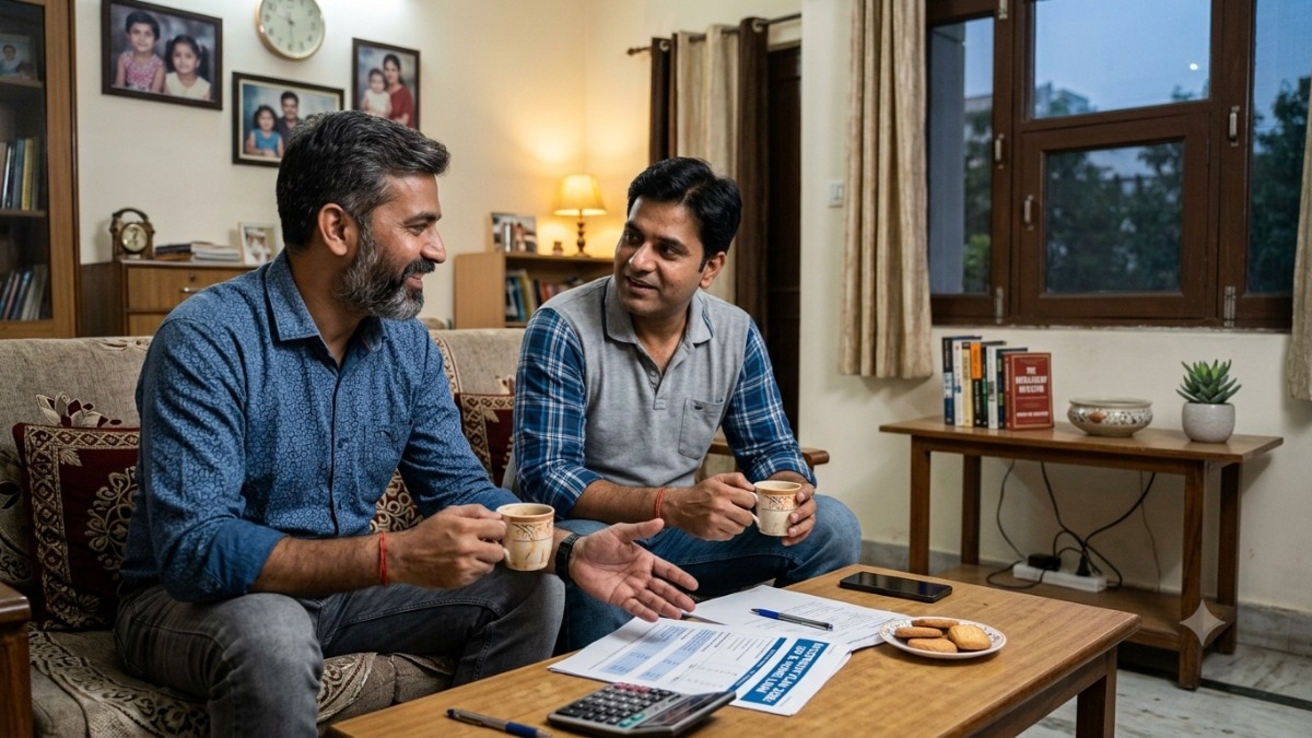 दो दोस्त, निवेश के दो रास्ते. (Photo: AI)