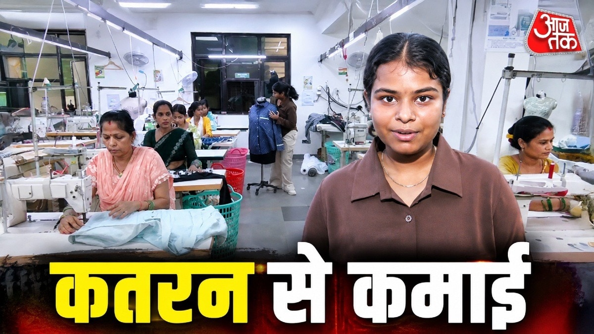 राहिणी बंसल की पहल 'सूत्रधार' से महिलाएं घर बैठे कर रहीं कमाई.(Photo:ITG)