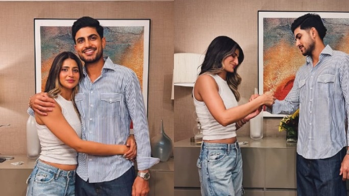 Rakhi Celebration Shubman Gill  (PHOTO: instagram/Shahneel Gill)
