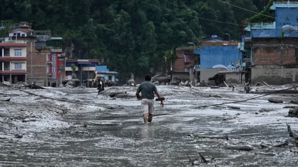 नेपाल में बाढ़ का खतरा बरकरार. (Photo: ITG)