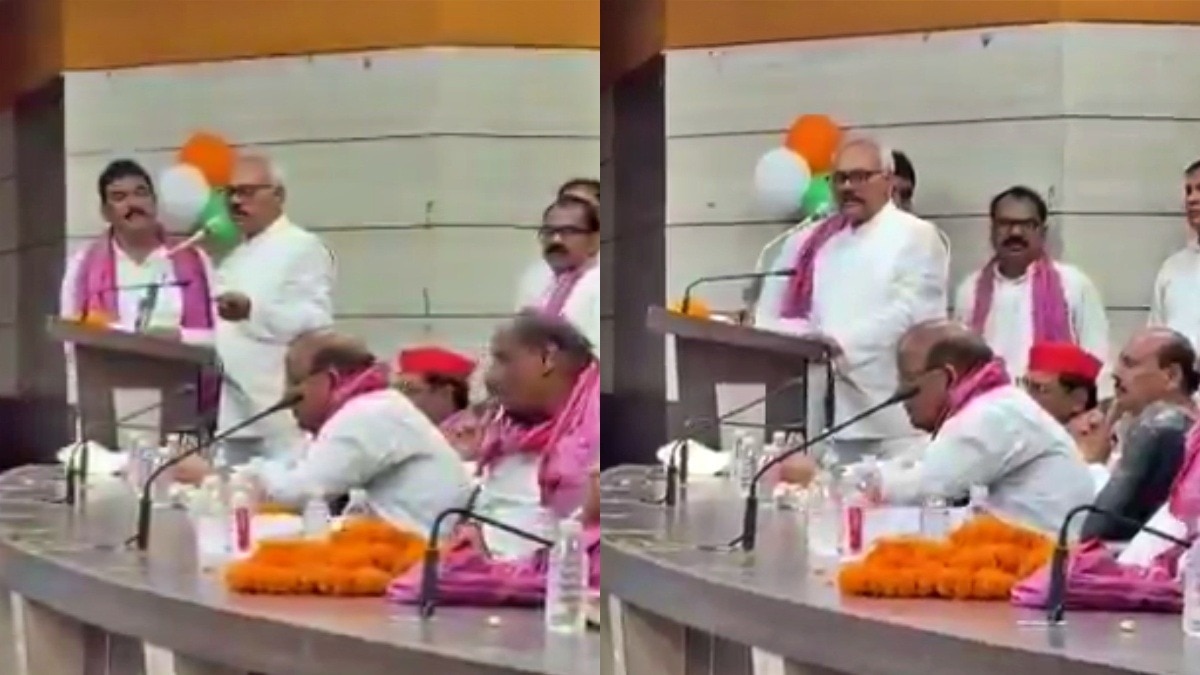 सपा नेता लाल बिहारी यादव के बयान पर बवाल (Photo- Screengrab)