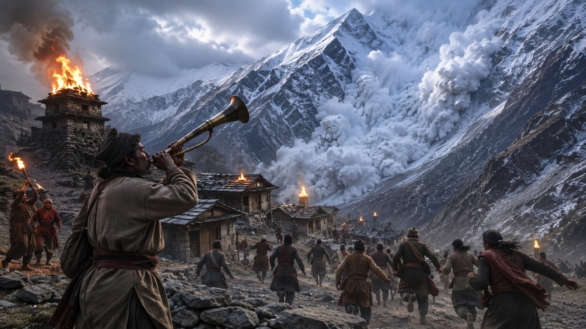 ancient mountain disaster warning systems