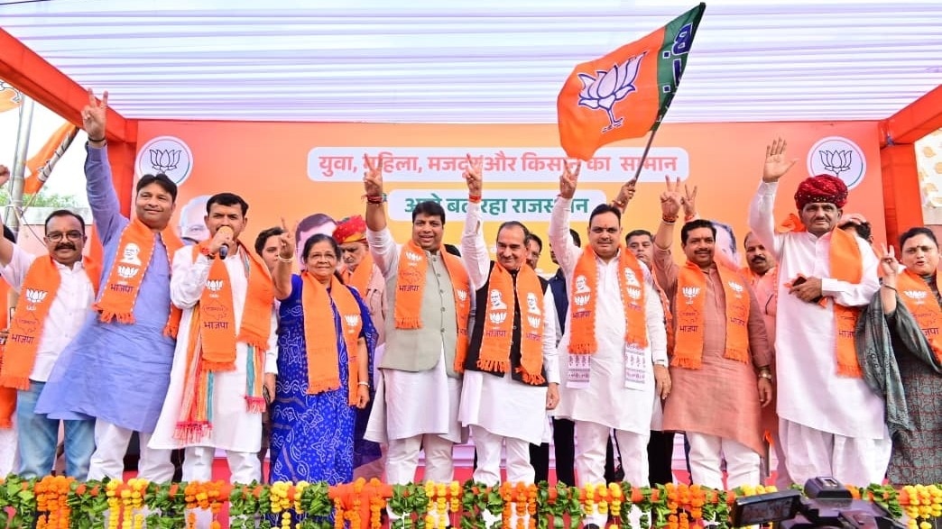 जयपुर निगम चुनाव में बीजेपी ने 51 महिलाओं को टिकट दिया है.  (Photo: X/@BJP4Rajasthan)