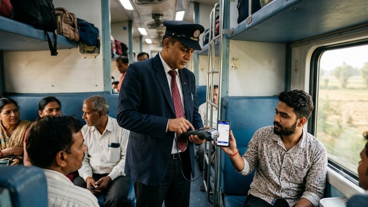 रेल टिकट चेकिंग से मोटी कमाई. (Photo: AI)