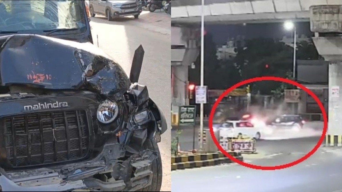 चालक की तलाश में जुटी पुलिस.(Photo: Screengrab)