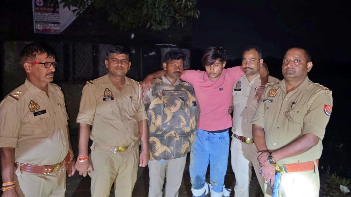 Accused Adil in custody of Kaushambi Police (Photo- ITG)