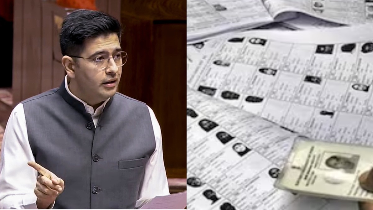 bjp mp raghav chadha name removed punjab draft voter list