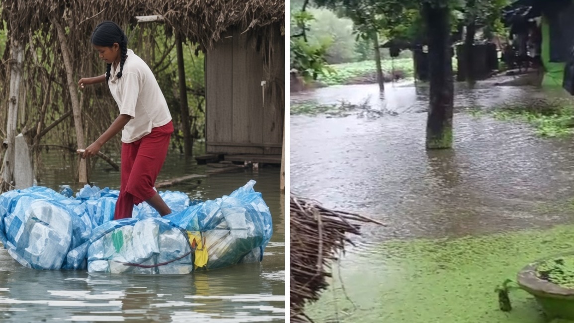 तेज बारिश कई राज्यों में लोगों के लिए बनी मुसीबत (Photo: ITG)