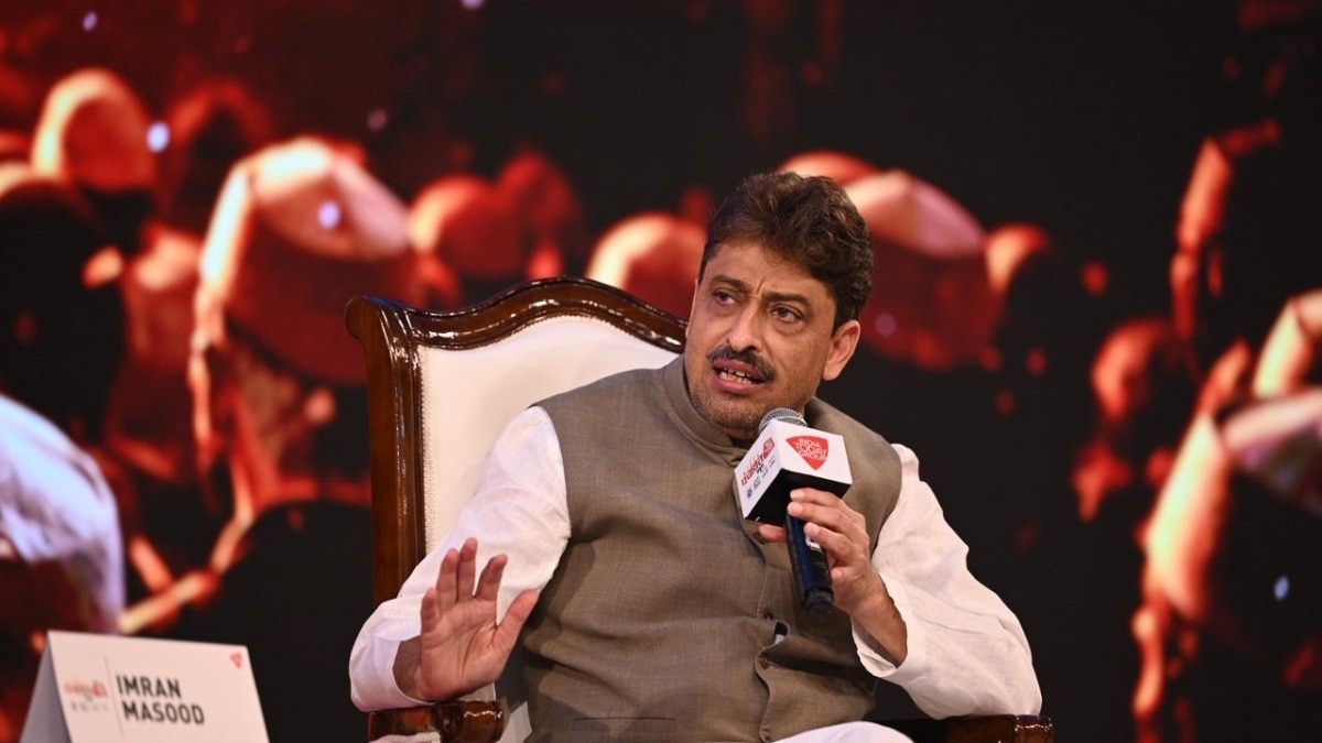 पंचायत आजतक में कांग्रेस सांसद इमरान मसूद (Photo-ITG)
