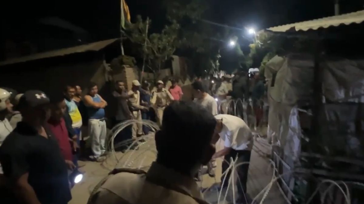 पुलिस ने बताया कि धमाके के समय कांग्रेस नेता के. मेघचंद्र अपने आवास पर मौजूद नहीं थे. (Photo- ITG)