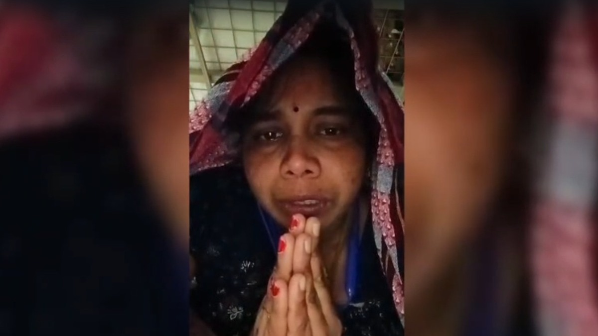 वनिता का कहना है कि वह कुवैत में फंस गई हैं. (Photo- Screengrab)