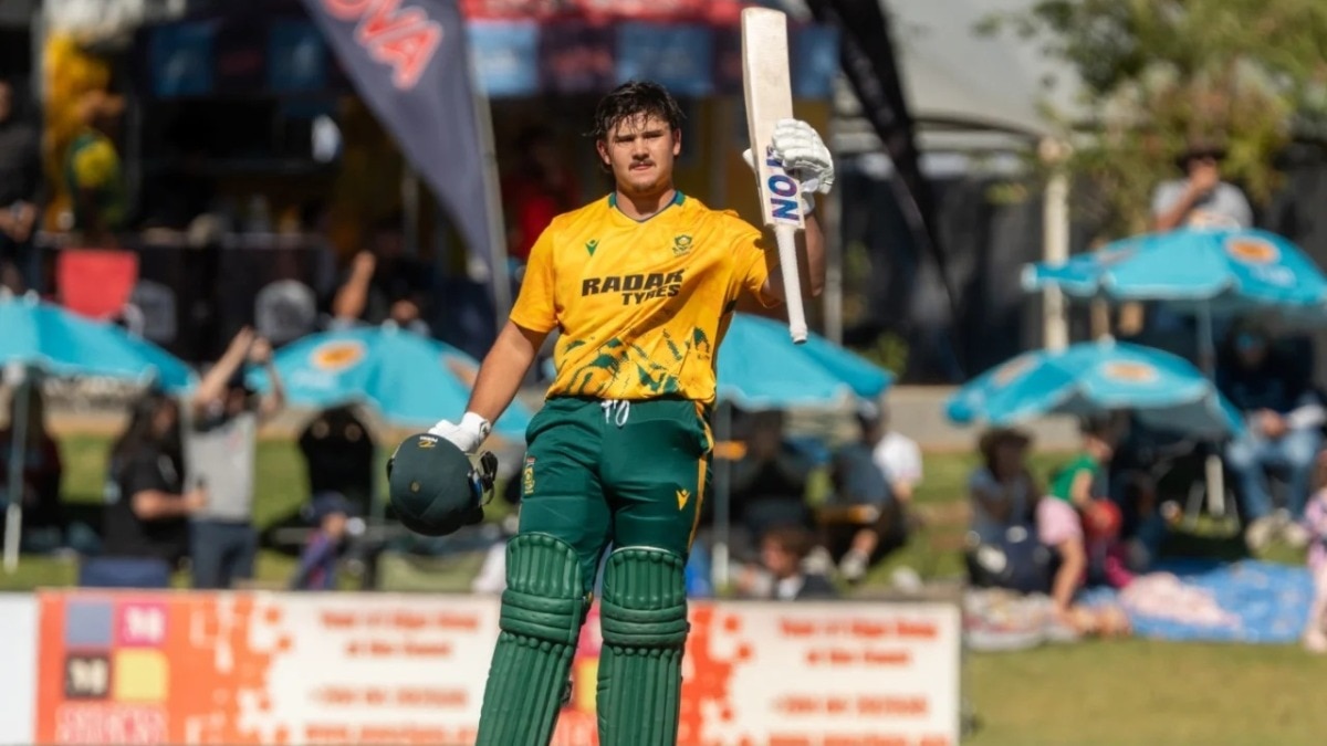 लुआन-ड्रे प्रिटोरियस ने नामीबिया के खिलाफ मचाई तबाही. (Photo: Cricket Namibia) 