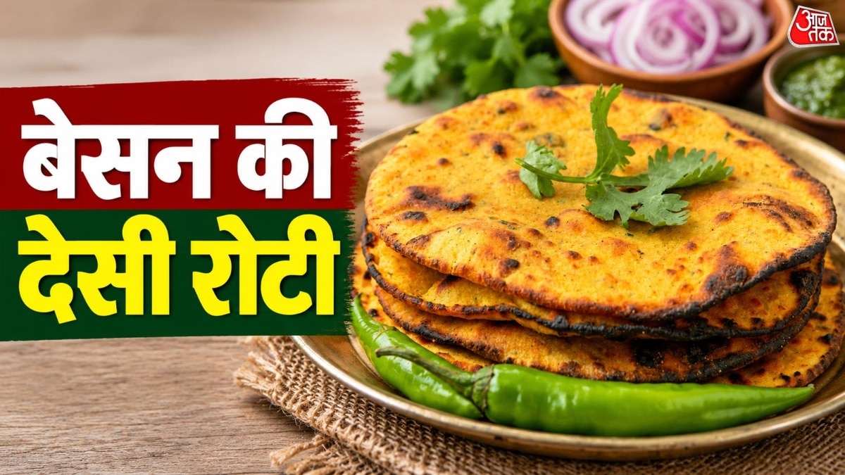 राजस्थान की मशहूर बेसन वाली मोटी रोटी (Photo-ITG)