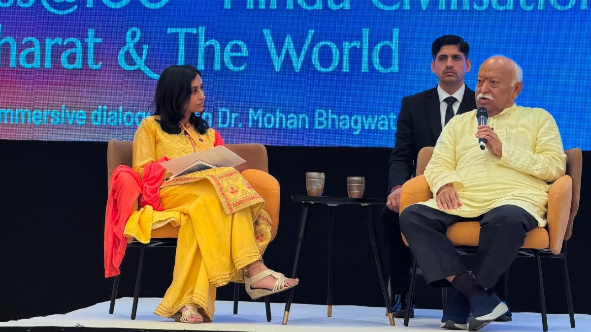  लंदन में RSS सुप्रीमो मोहन भागवत एकता का जश्न कार्यक्रम में शामिल हुए. (Photo-X/@RSS)