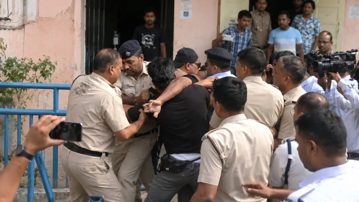 दार्जिलिंग से TMC नेता काजल घोष को कथित जमीन फर्जीवाड़े मामले में गिरफ्तार किया गया है. (Photo-X/ANI)