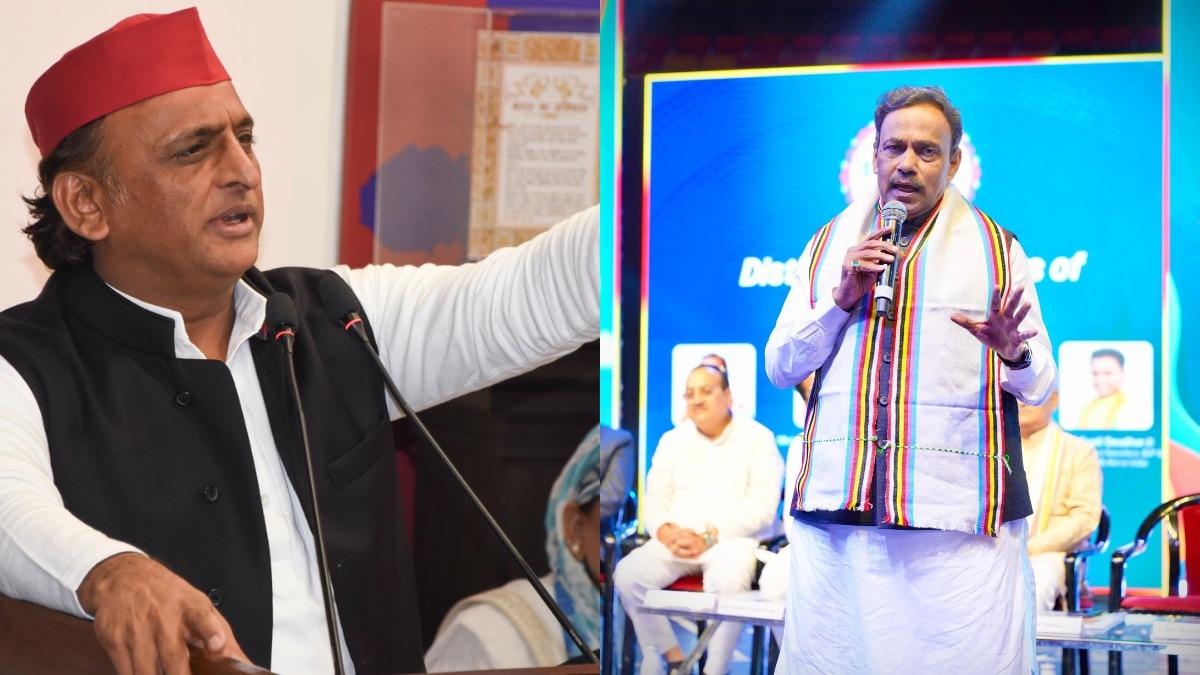सपा सुप्रीमो अखिलेश यादव ने विनोद तावड़े को पागल कहा है. (File Photo-PTI/X)