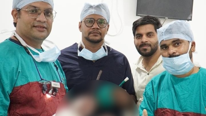 अस्पताल में हुई जटिल सर्जरी, बच गई बच्चे की जान (Photo- ITG) 