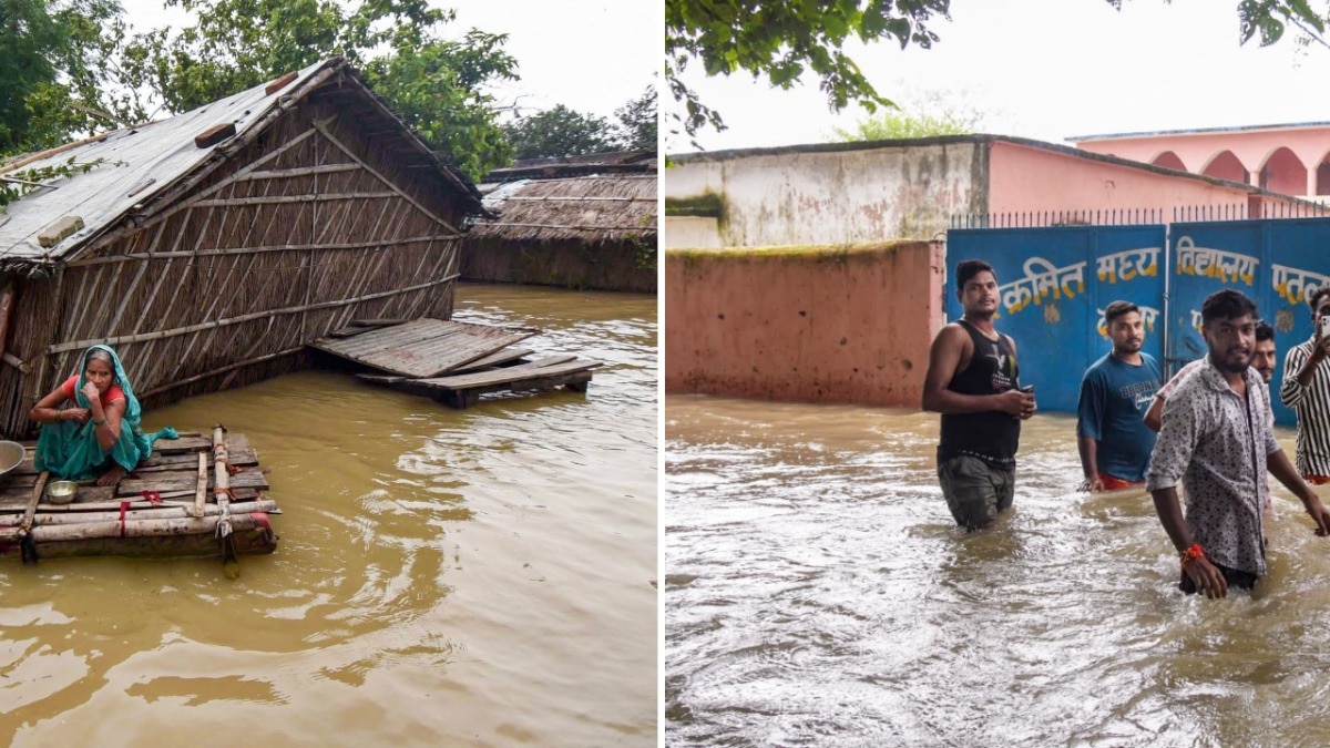 बिहार में बाढ़ से हालात हुए विकराल. (Photo: ITG)