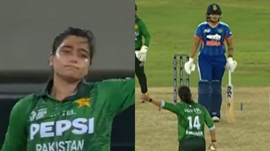 फातिमा सना ने शेफाली को दिया था सेंडऑफ, अब ICC ने सुनाई सजा. (Photo: Screengrab/SonyLIV) फातिमा सना ने शेफाली को दिया था सेंडऑफ, अब ICC ने सुनाई सजा. (Photo: Screengrab/SonyLIV)