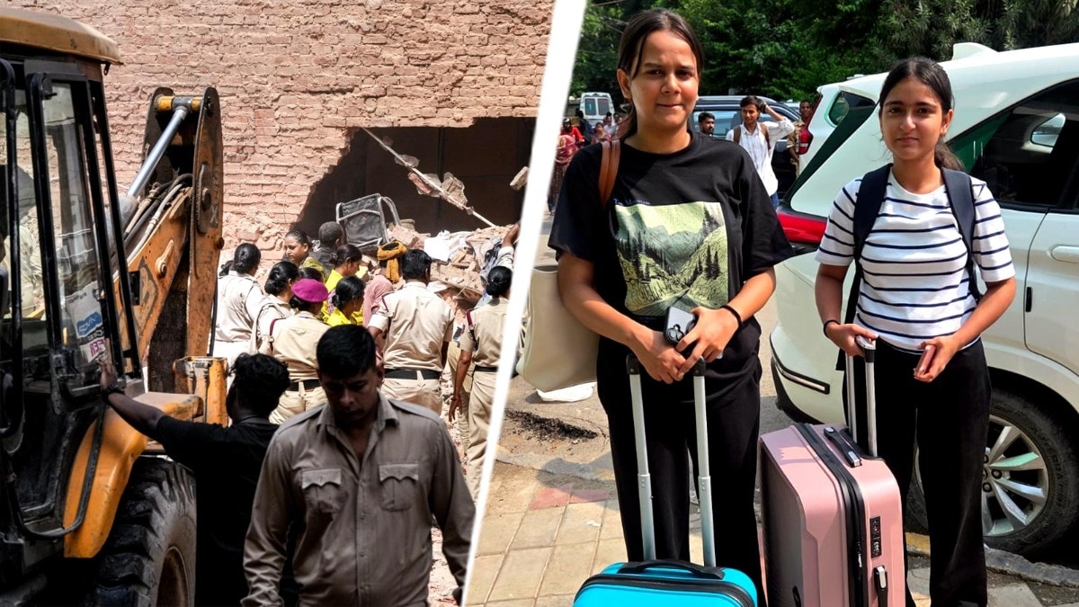 Students are leaving their PGs in Delhi and heading to Lucknow, while others are moving in with relatives