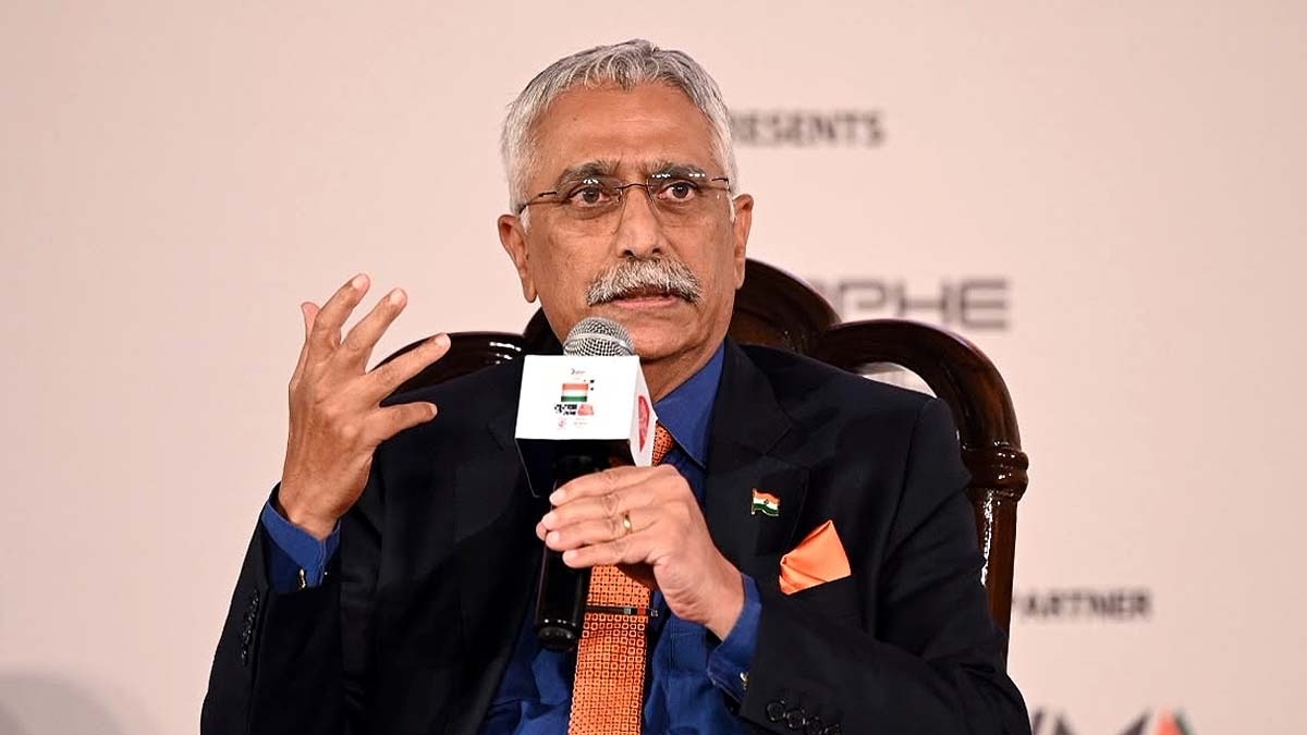 आजतक की सुरक्षा सभा में 'ताकत वतन की' सेशन के दौरान जनरल एमएम नरवणे. (Photo: ITG)