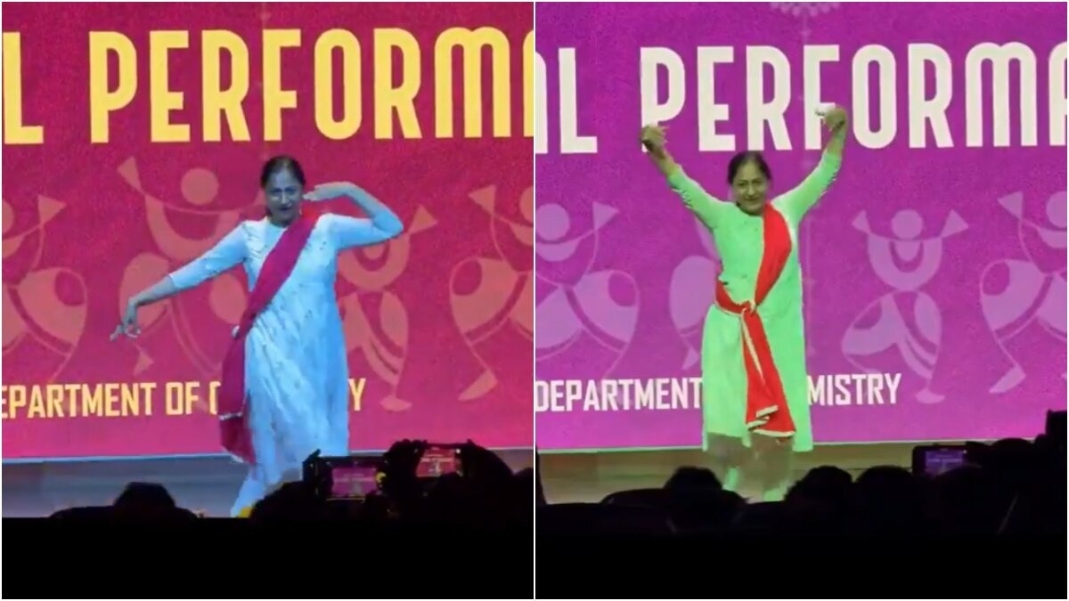 IIT बॉम्बे के कार्यक्रम में प्रोफेसर रुचि आनंद का खूबसूरत डांस (Photos: Instagram/@prashant.singghh)
