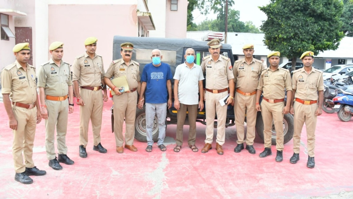 आरोपी भाई शशिकांत मौर्य और सूर्यकांत मौर्य गिरफ्तार (Photo- ITG)