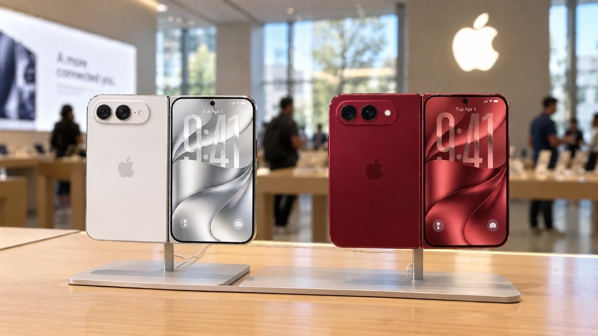 iPhone Fold Ultra पासपोर्ट स्टाइल फॉर्मेट में आएगा. (Photo: AI Generated)