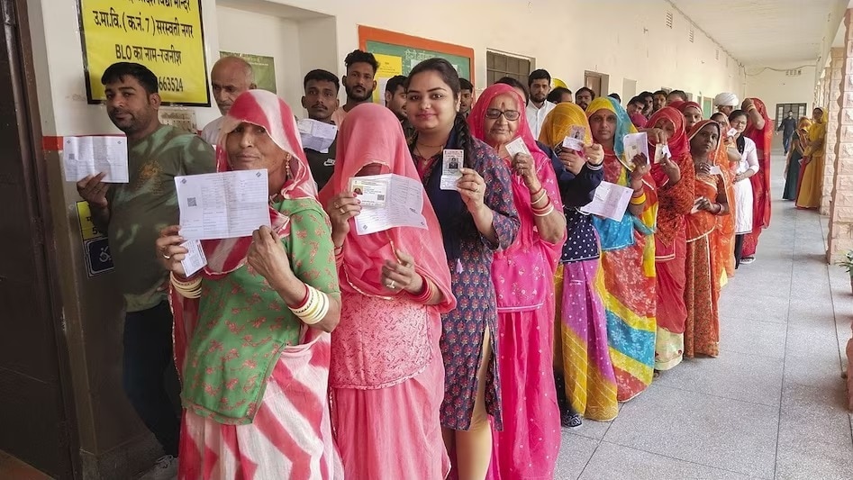 राजस्थान निकाय चुनाव के पहले चरण की वोटिंग (Photo-ITG)