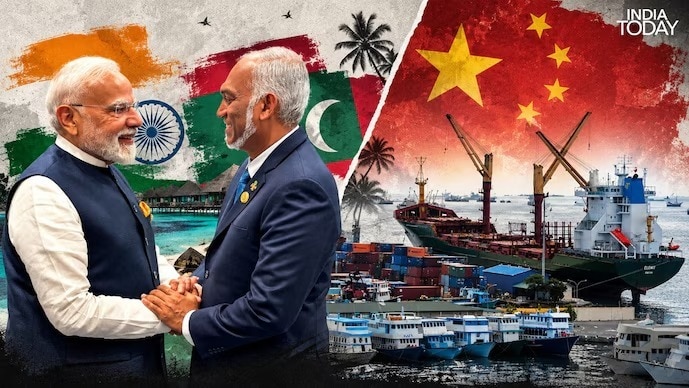 मालदीव भारत के साथ भी रिश्ते सुधारने की बात कर रहा है. (Photo: PTI, AFP/India Today Edit)