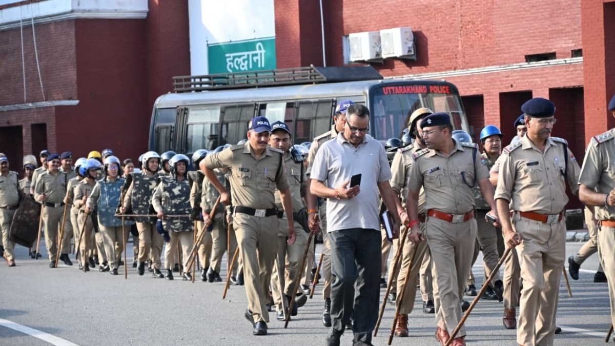 बनभूलपुरा में SC के फैसले से पहले सुरक्षा कड़ी कर दी गई है. (Photo- ITGD)