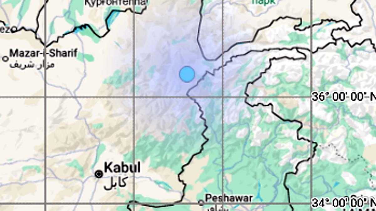 भूकंप अफगानिस्तान की राजधानी काबुल से उत्तर में हिमालय की तरफ आया. (Photo: X/NCS)