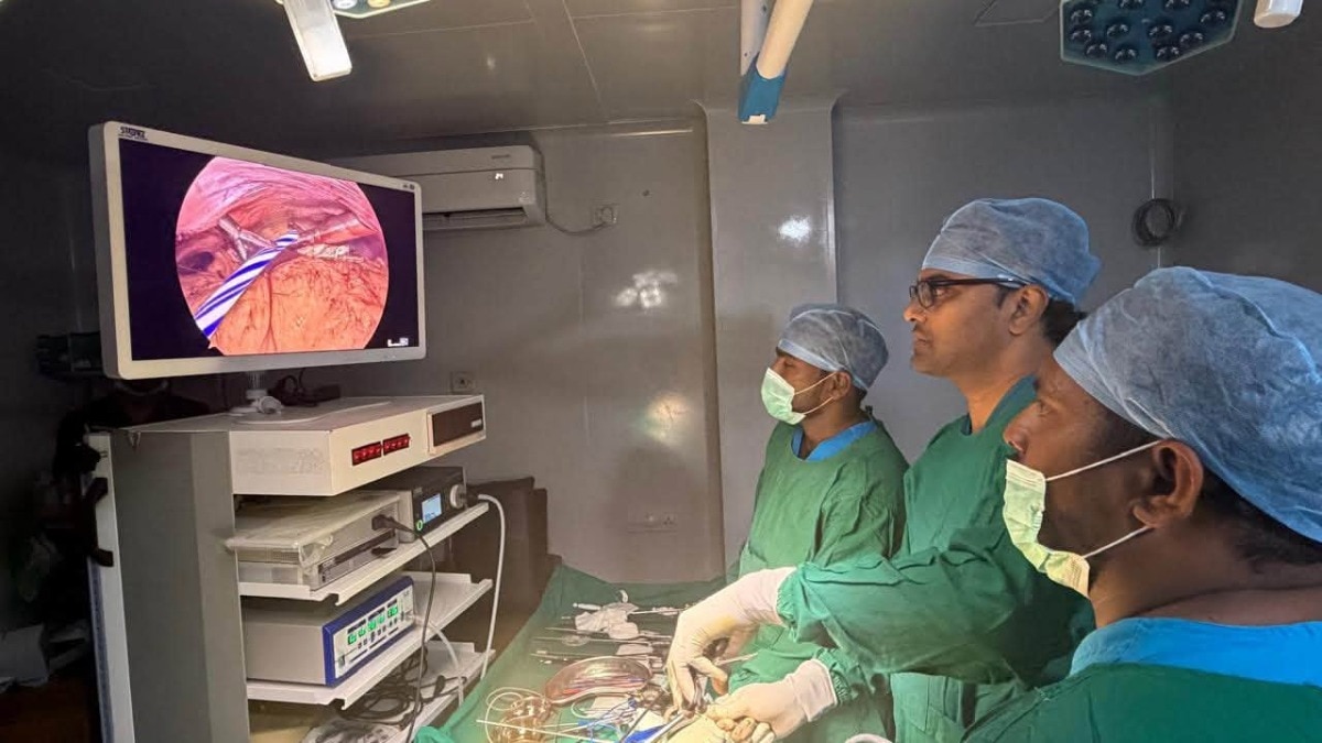 Pen in stomach surgery