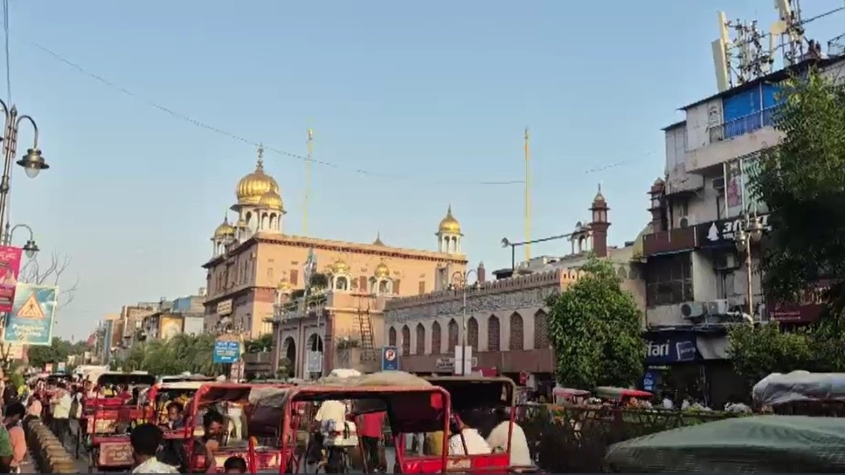 चांदनी चौक में ब्रिक्स मेहमानों के स्वागत की तैयारी (Photo: ITG)