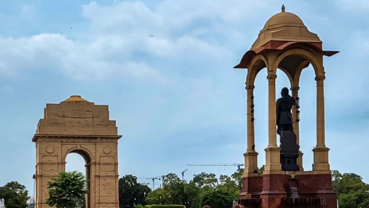 delhi ncr monsoon rain temperature drop