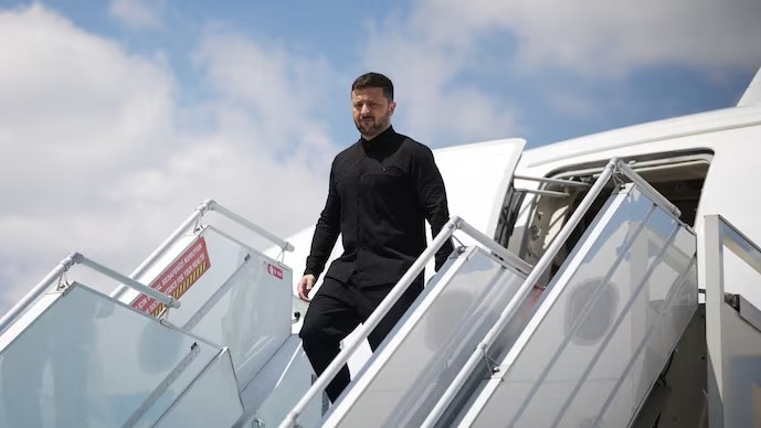 Ukraine's President Volodymyr Zelenskyy's plane narrowly escapes drone scare in Moldova.