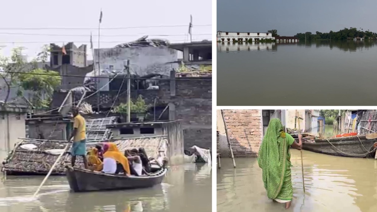 bihar khagaria bharatkhand village flood