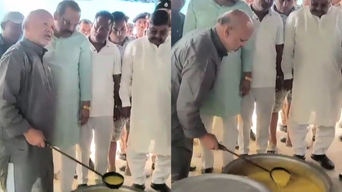 बिहार के मंत्री ने कम्युनिटी किचन में खाने की क्वालिटी सुधारने के निर्देश दिए. (Photo- ITGD)