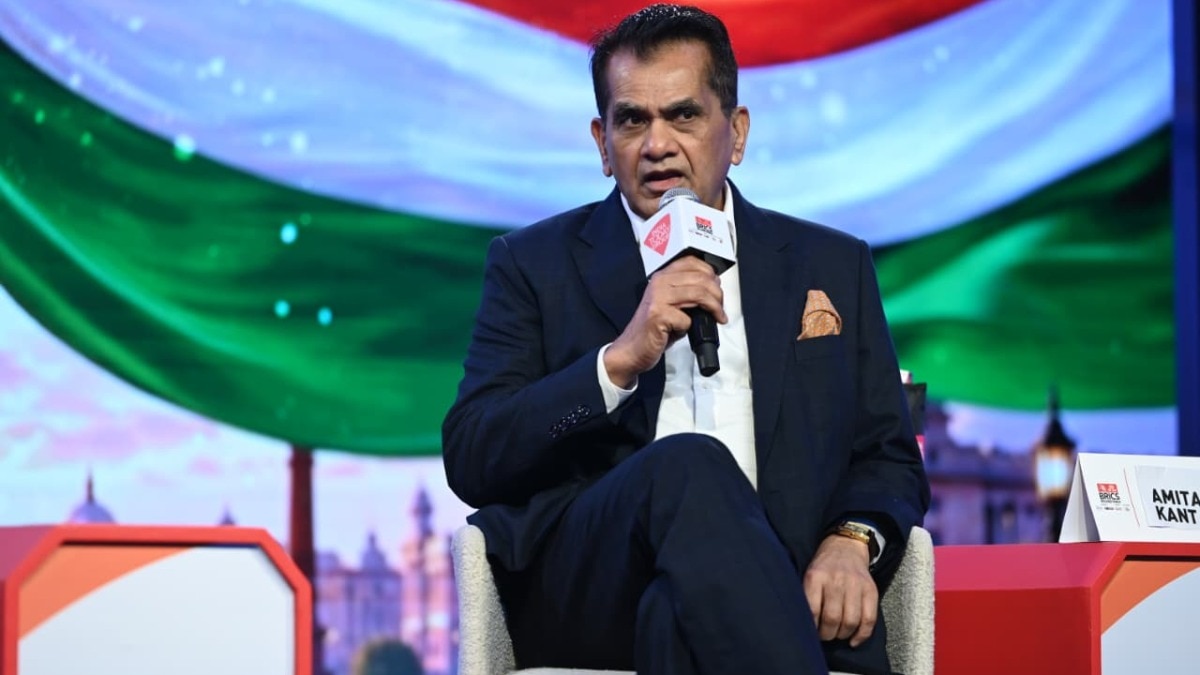 'BRICS Roundtable' में अमिताभ कांत (Photo-ITG)