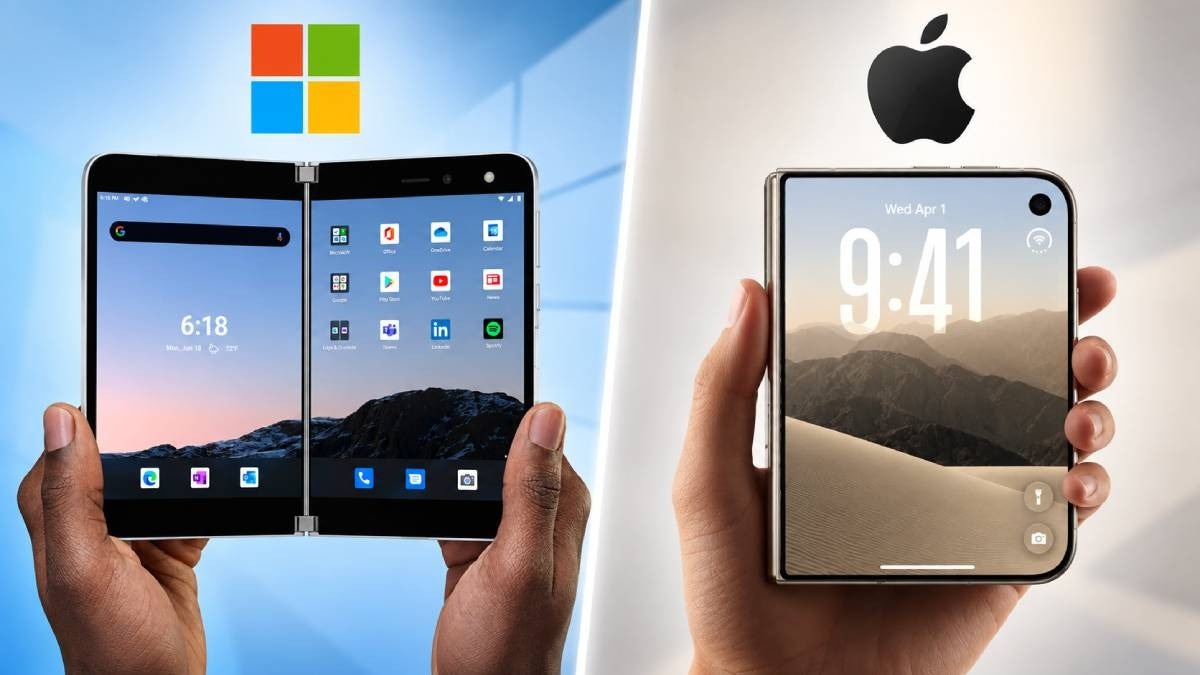 Microsoft Duo से लेकर Apple के iPhone Duo तक, फोल्डेबल फोन का सफर.