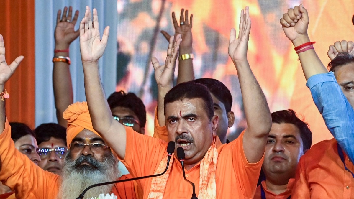 शुभेंदु अधिकारी ने देश विरोधी नारे लगाने वालों पर सख्त कार्रवाई की चेतावनी दी. (Photo- PTI)