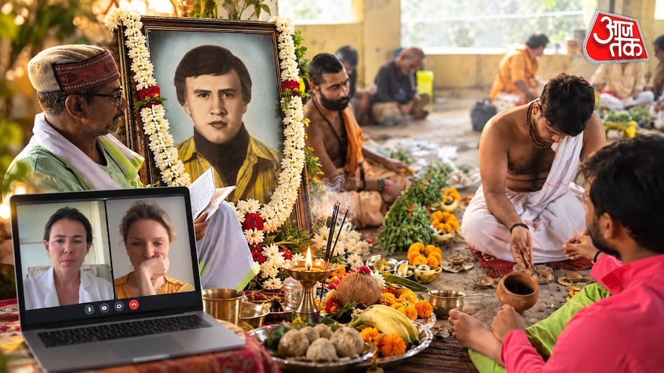 रूस की निवासी ने अपने दिवंगत पिता की आत्मा के लिए काशी में ऑनलाइन त्रिपिंडी श्राद्ध अनुष्ठान किया
