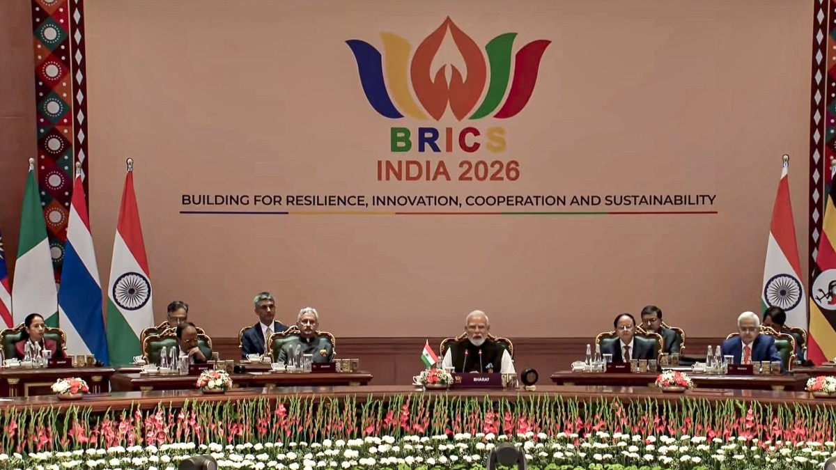 New Delhi declaration adopted unanimously as BRICS inaugural session comes to close.