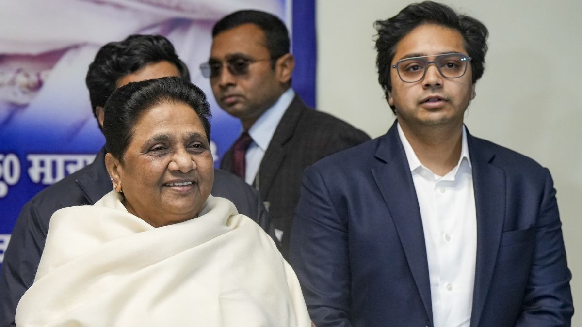मायावती ने आकाश आनंद पर लगाए गंभीर आरोप. (File Photo/PTI)