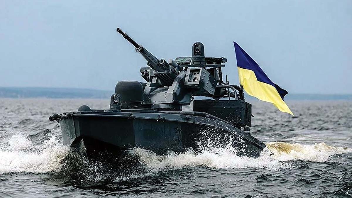 ये है यूक्रेन का ड्रोन बोट सारगन 3000 जिसने रूसी ड्रोन बोट को डुबोया. (Photo: Security Service of Ukraine)