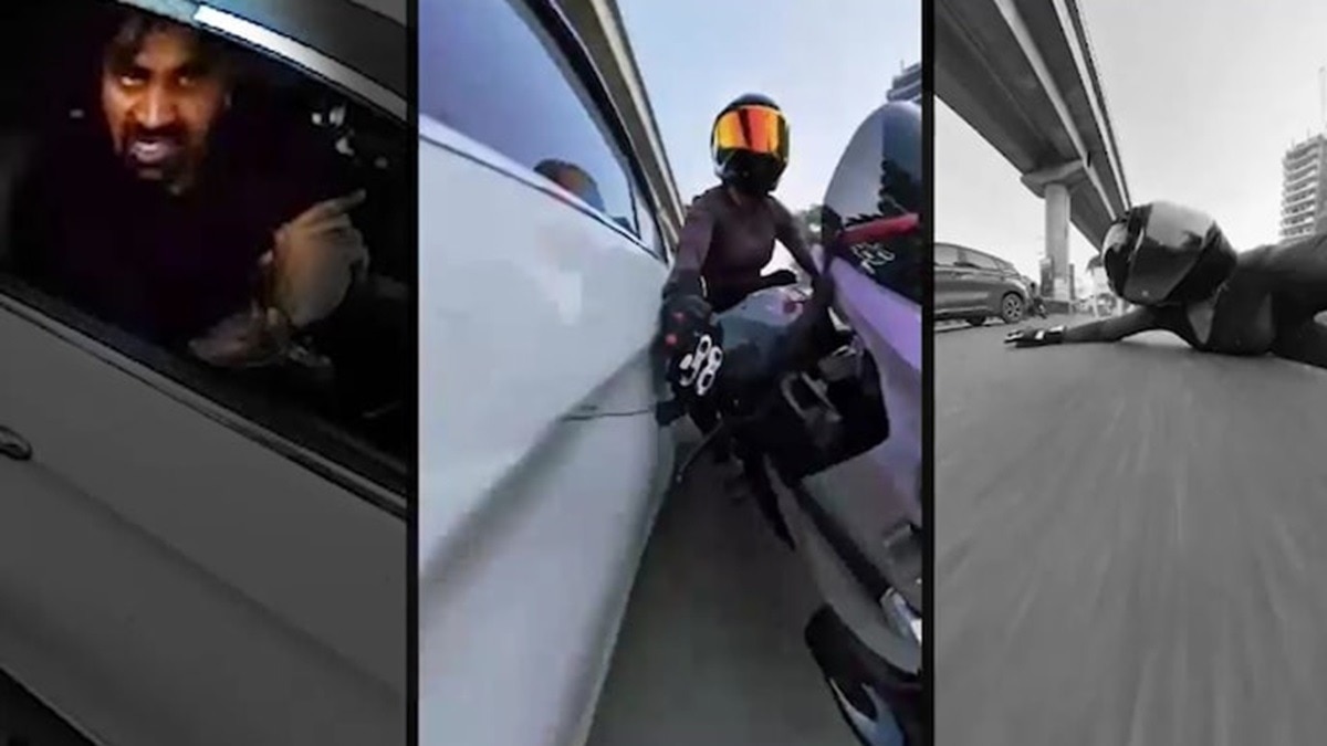 Gurugram hit and run case with Sia biker 