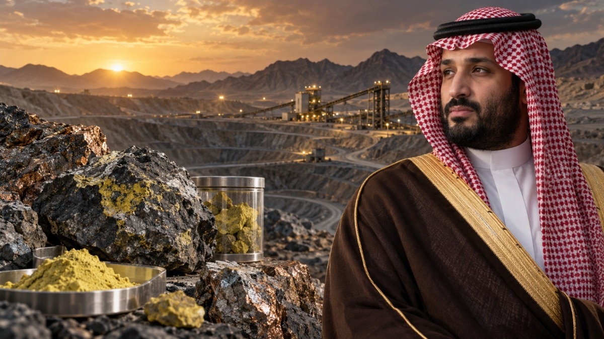 Mohammed bin Salman-led Saudi Arabia has pursued domestic uranium extraction as part of its Vision 2030 energy-diversification drive. (Image: AI-generated)