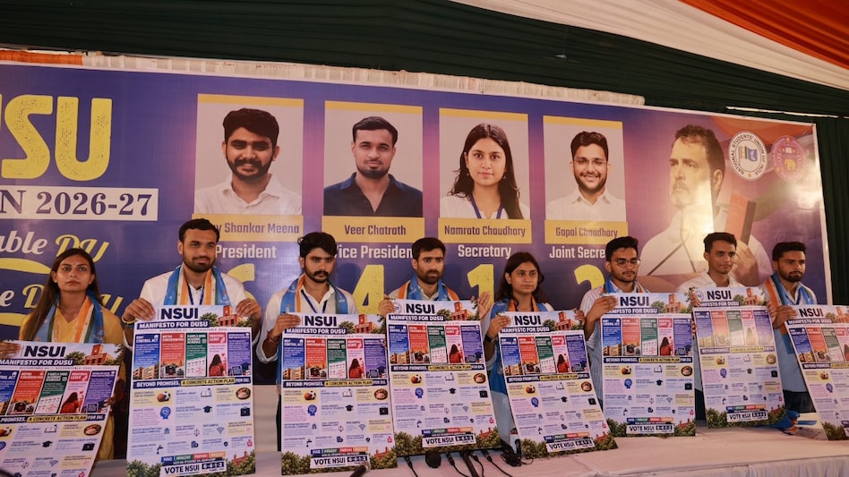 ABVP and NSUI publish their programs for the Delhi University student union elections